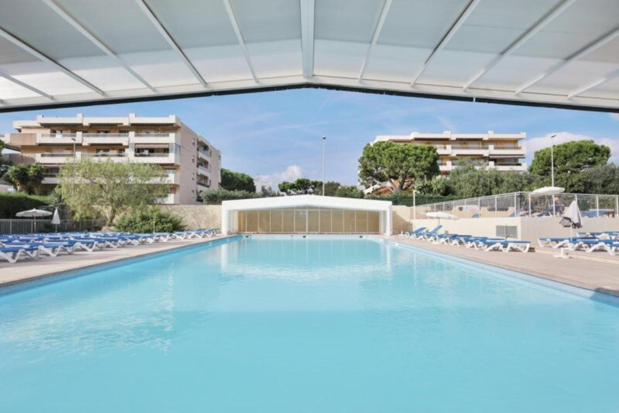 06U - Beautiful Studio In Residence - Swimming Pool And Tennis Court Saint-Laurent-du-Var Exterior foto